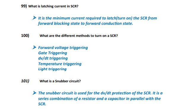 electrical interview questions