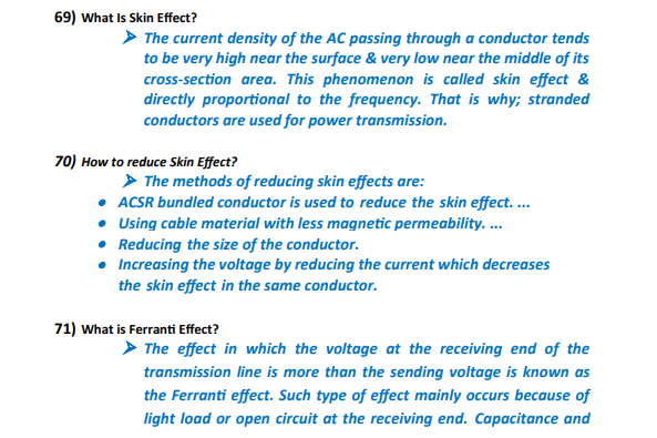 electrical interview questions