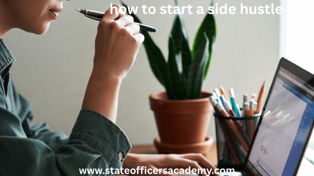 how to start a side hustle