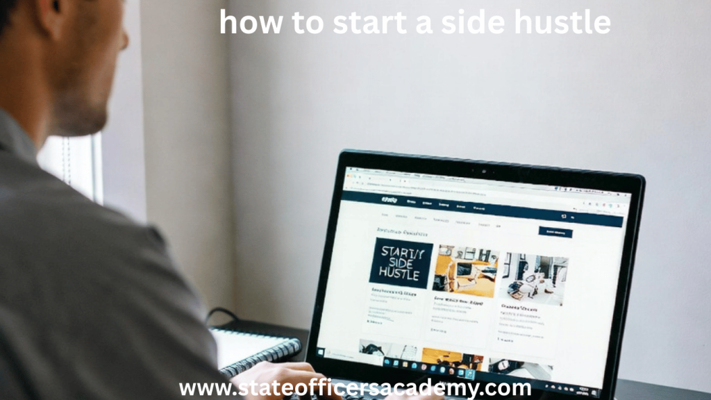 how to start a side hustle