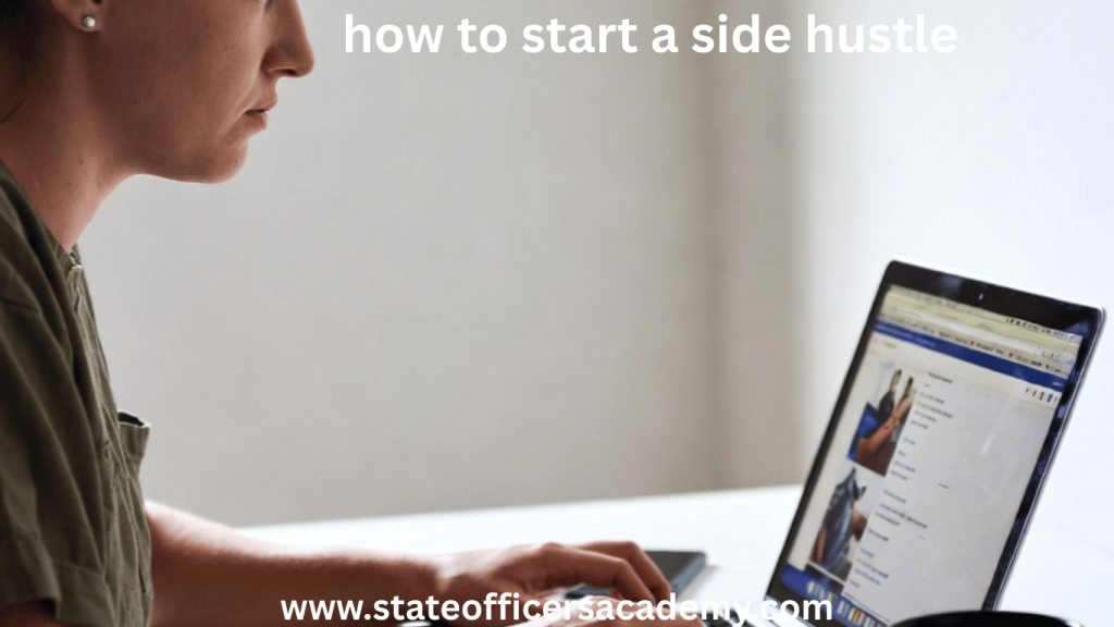 how to start a side hustle