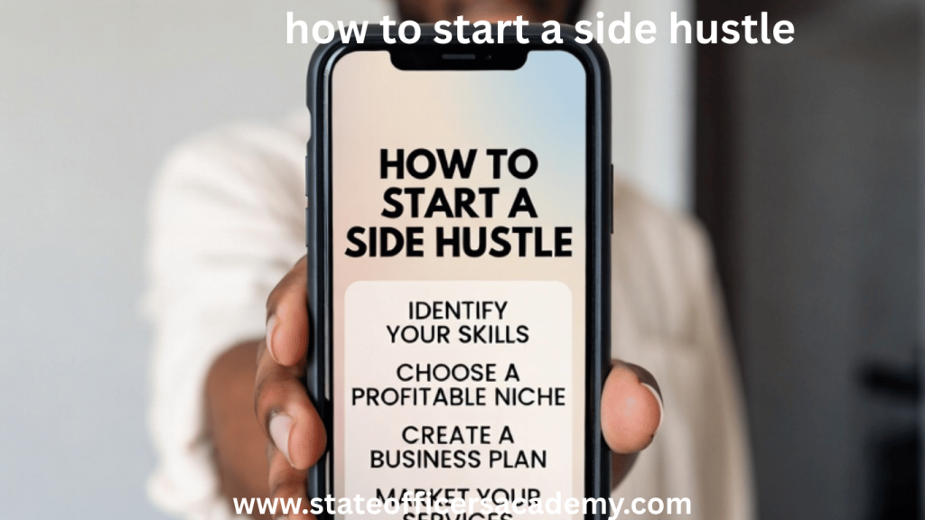 how to start a side hustle