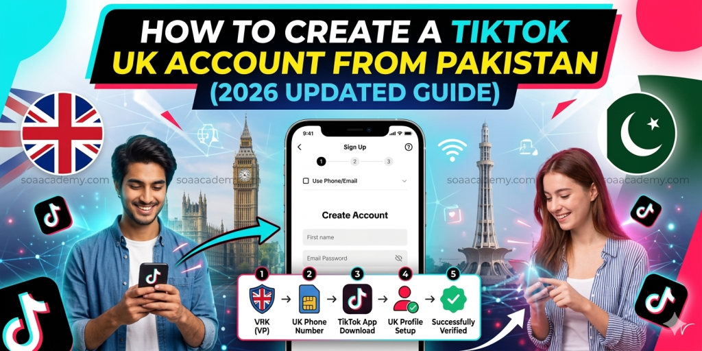How to Make a UK TikTok Account in Pakistan