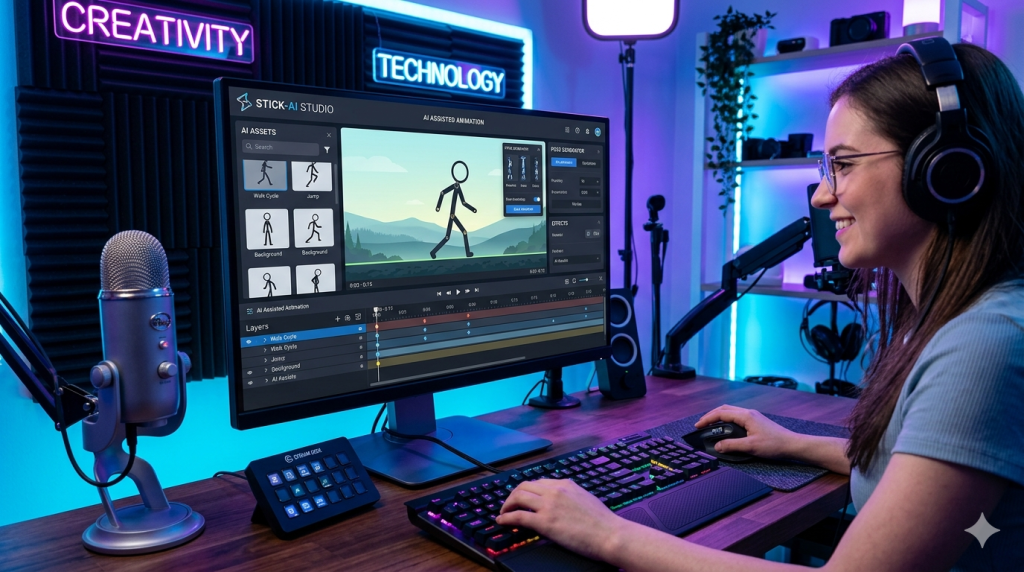 How to Create Stickman Animation with AI 100% FREE