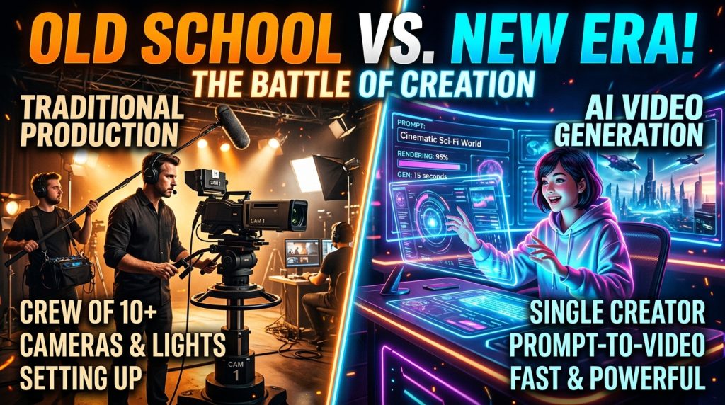 free ai video production