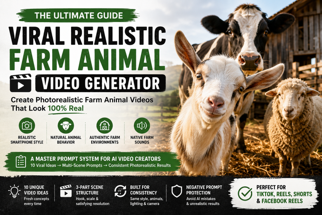 Farm Animal Video
