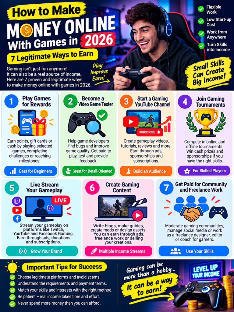 make money online with games
