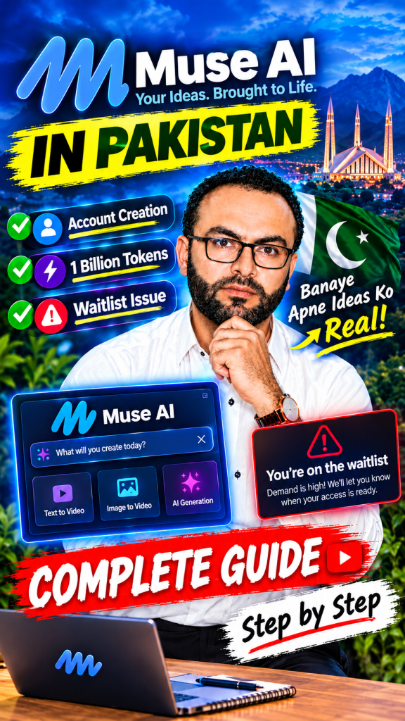 How to Create a Muse AI Account in Pakistan