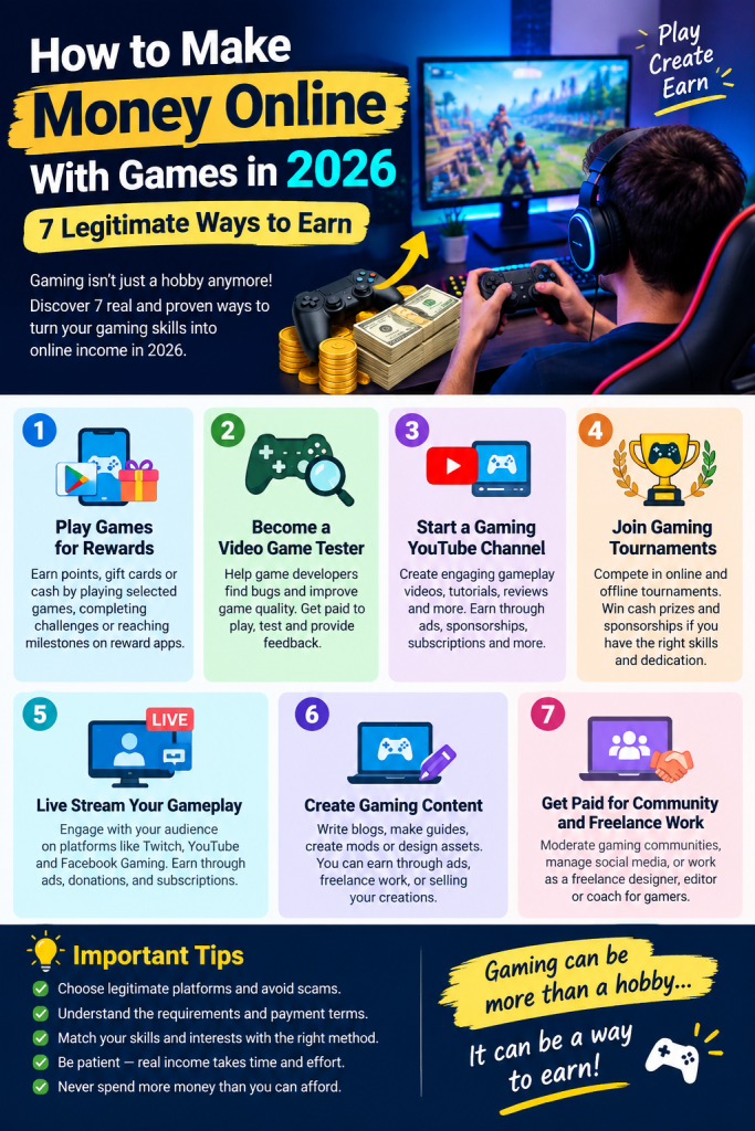 make money online with games